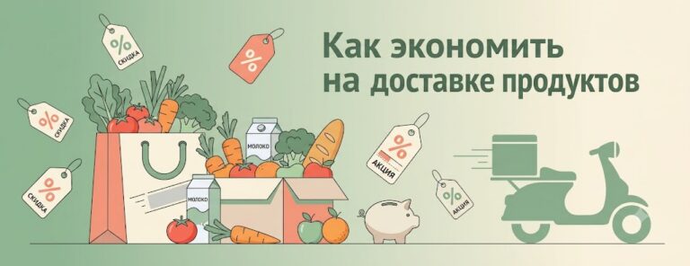 Как экономить на доставке продуктов: промокоды и правила скидок супермаркетов (2026)