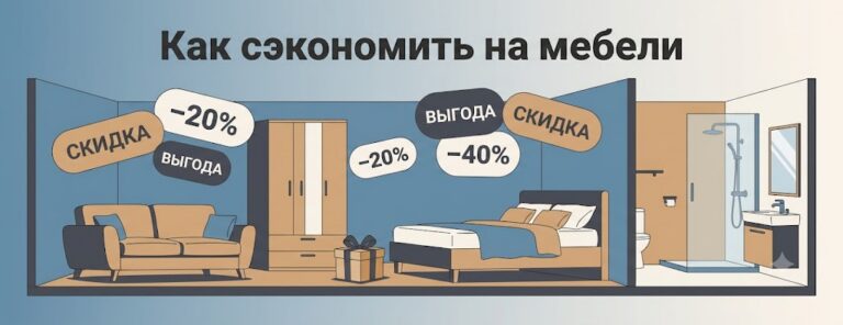 Как сэкономить на мебели и товарах для дома: промокоды, распродажи и правила скидок (2026)