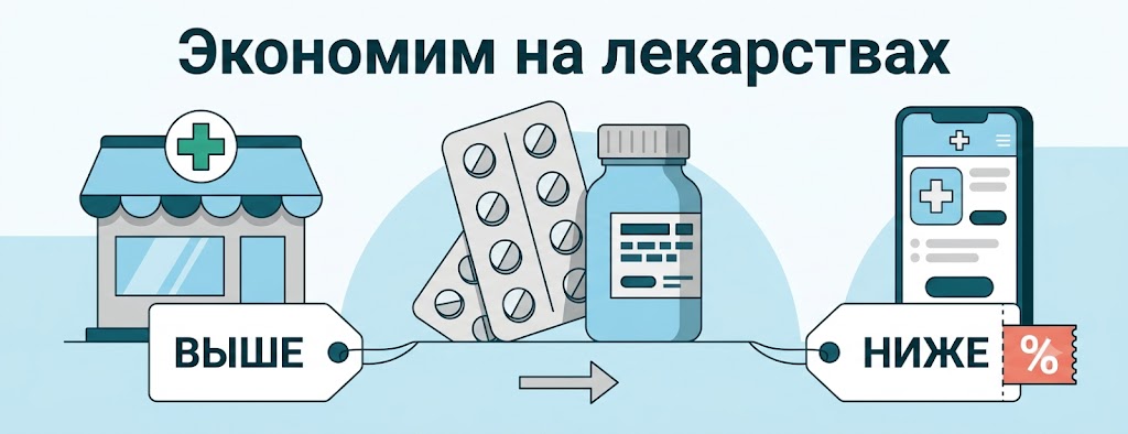 Как экономить на лекарствах: почему цены в аптеках разные и как платить меньше (2026)