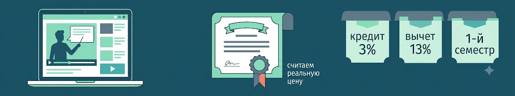 Онлайн-магистратура и бакалавриат от вуза-партнёра: стоимость, кредит под 3%, компенсация первого семестра