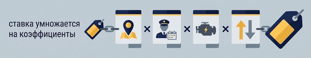 Из чего складывается цена ОСАГО: базовая ставка и коэффициенты региона, стажа, мощности и КБМ